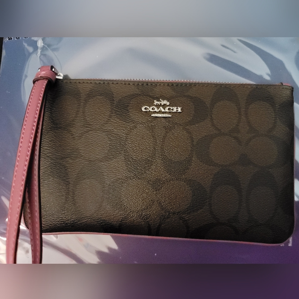 *SOLD*                        Coach Signature Logo Handcrafted Accessory